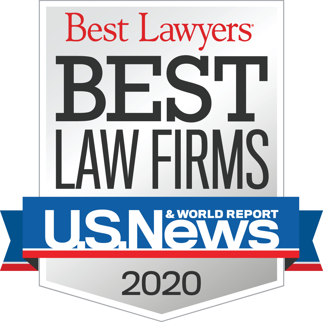 Award Badge - U.S.News Best Law Firms 2020