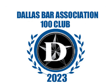 Award Badge - Dallas Bar 100 Club