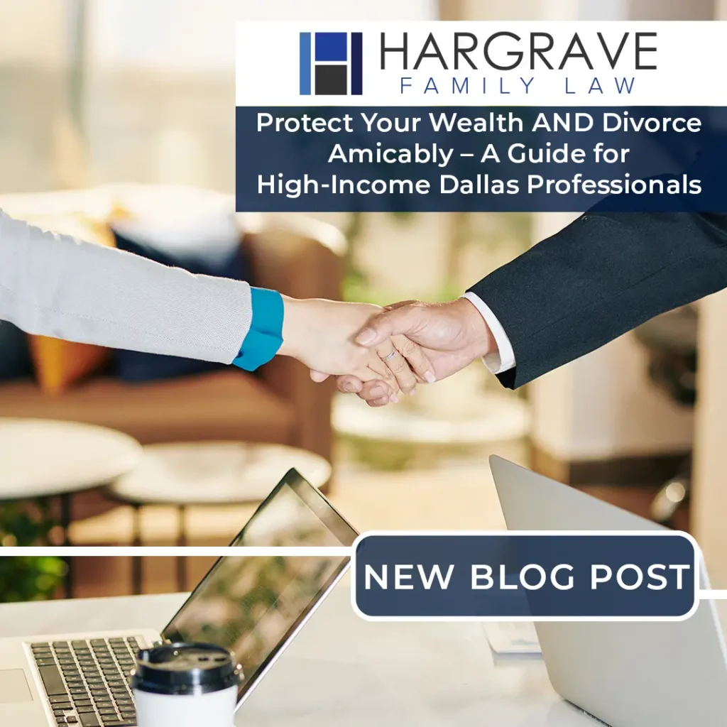Handshake over desk promoting family law blog post