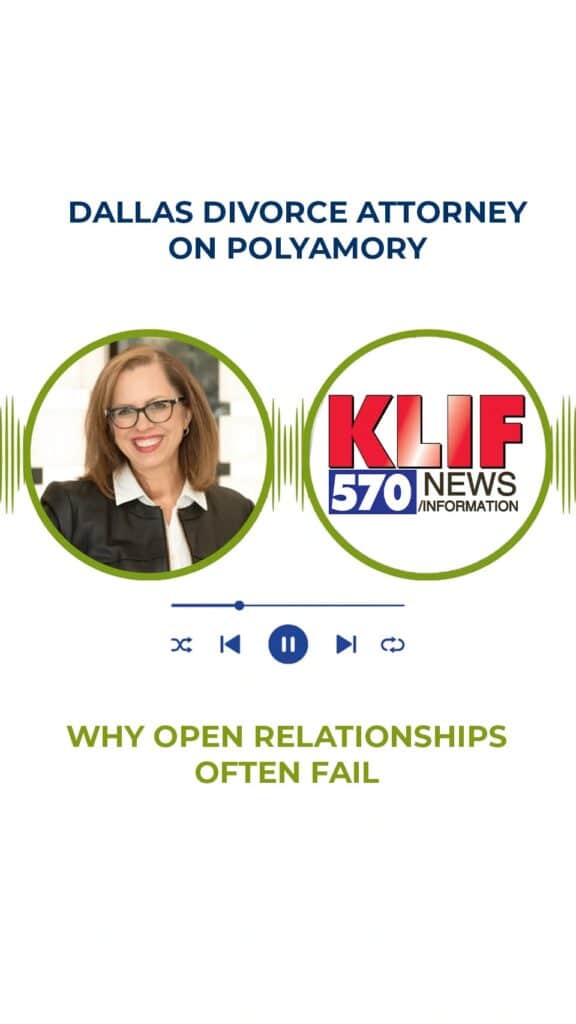 Dallas divorce attorney discusses polyamory on KLIF radio