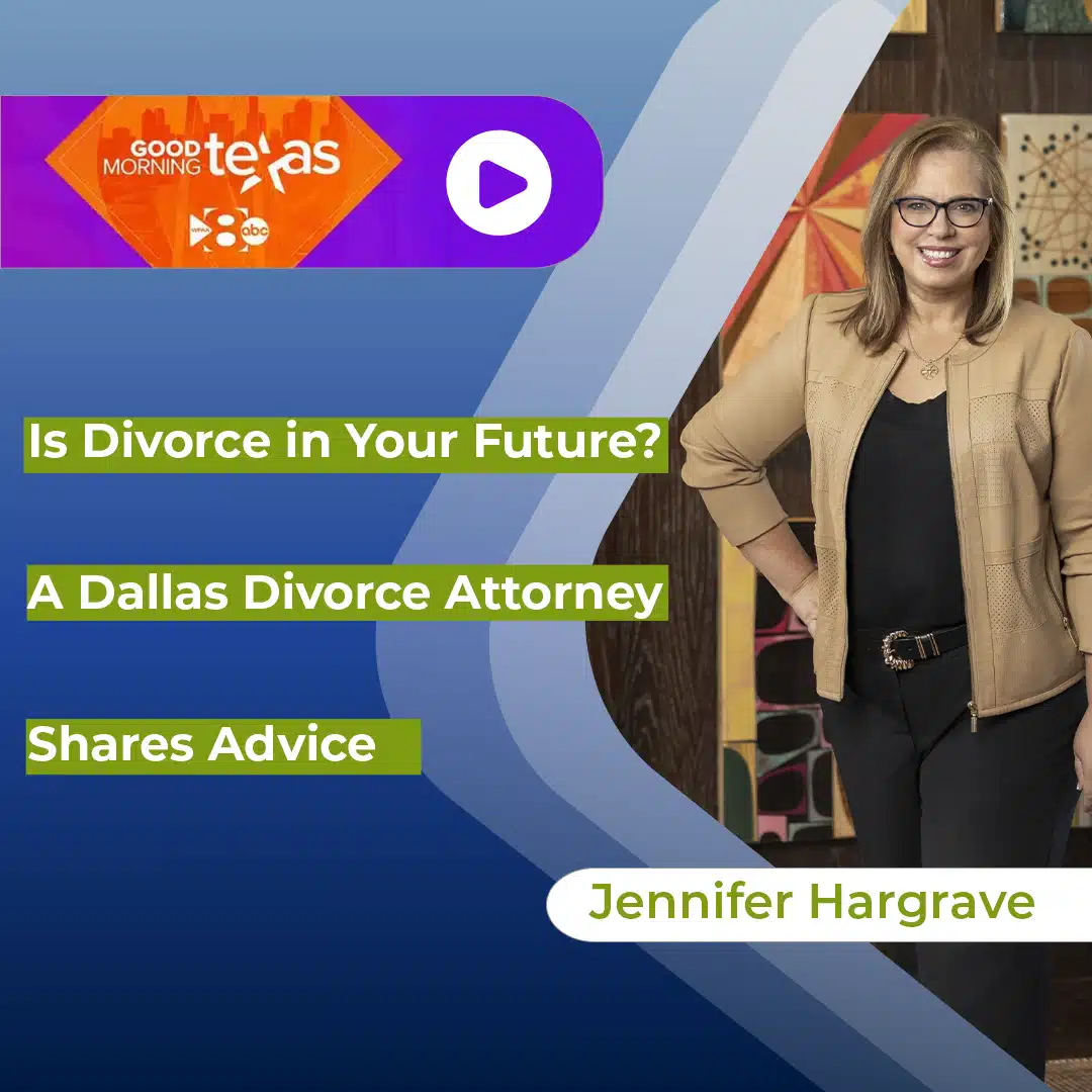 Dallas divorce attorney Jennifer Hargrave on Good Morning Texas