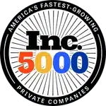 Inc 5000, America's fastest growing private companies badge