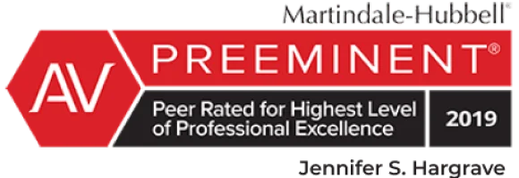 AV Preeminent peer rated for highest level of professional exellence