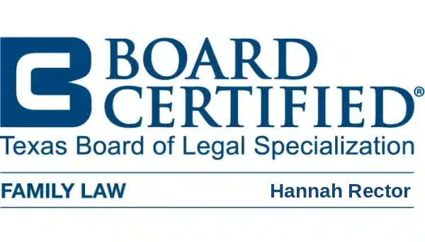 Board Certified Family Law Texas badge