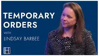 Temporary Orders with Lindsay Barbee graphic