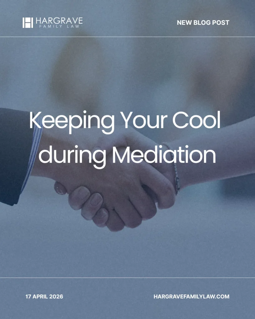 Handshake during mediation meeting